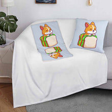 Charger l'image dans la galerie, Couverture et coussins 2 en 1 / Couverture d'oreiller multifonctional personnalisé avec photo texte logo (double face même image)