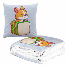 Charger l'image dans la galerie, Couverture et coussins 2 en 1 / Couverture d'oreiller multifonctional personnalisé avec photo texte logo (double face même image)