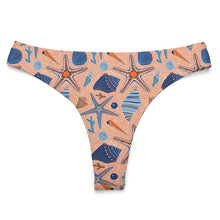 Charger l'image dans la galerie, Slip femme de qualité string femme NZ207 personnalisé avec photo motif logo texte (impression des multi-images)