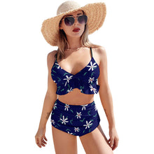 Charger l'image dans la galerie, Bikini bustier push-up / maillot de bain taille haute sexy femme BK2066 personnalisé avec image logo motif texte