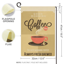 Charger l'image dans la galerie, Drapeau de jardin/cour décoratif bienvenue GY0904007 impression personnalisé avec photo motif texte logo