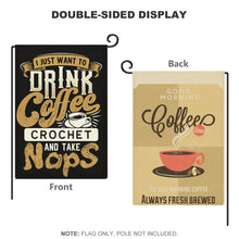 Charger l'image dans la galerie, Drapeau de jardin/cour décoratif bienvenue GY0904007 impression personnalisé avec photo motif texte logo