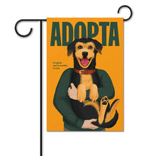 Charger l'image dans la galerie, Drapeau de jardin/cour décoratif design unique JJ0518000 impression personnalisé avec motif photo texte logo