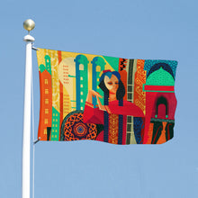 Charger l'image dans la galerie, Drapeau / flag en polyester personnalisé avec photo motif texte logo