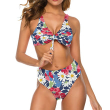 Charger l'image dans la galerie, Ensemble de bikini triangle push-up 2 pièces BK2051 femme personnalisé avec photo image texte (conception une image)