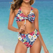 Charger l'image dans la galerie, Ensemble de bikini triangle push-up 2 pièces BK2051 femme personnalisé avec photo image texte (conception une image)