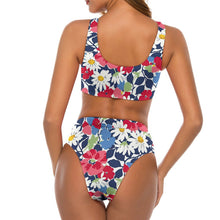 Charger l'image dans la galerie, Ensemble de bikini triangle push-up 2 pièces BK2051 femme personnalisé avec photo image texte (conception une image)