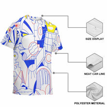 Charger l'image dans la galerie, T-shirt tee shirt adolescent tout imprimés personnalisé avec photo image et logo (tissu en maille)