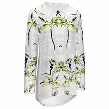 Charger l'image dans la galerie, T-shirt tee shirt à manches longues col rond grande taille ample femme BL personnalisé avec photo logo motif texte (impression d'image unique)