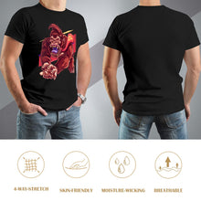 Charger l'image dans la galerie, T-shirt tee shirt à manches courtes coton homme grande taille imprimé sur le devant personnalisé avec photo logo motif texte