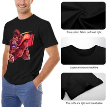 Charger l'image dans la galerie, T-shirt tee shirt à manches courtes coton homme grande taille imprimé sur le devant personnalisé avec photo logo motif texte