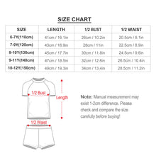 Charger l'image dans la galerie, Maillot de bain 2 pièces/Combinaison de surf enfant 6 ans 10 ans ET009 impression personnalisé avec motif logo image texte