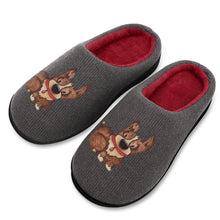 Charger l'image dans la galerie, Chaussons coton pour femmes personnalisées automne et hiver style maison FS0807010
