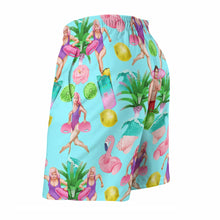 Charger l'image dans la galerie, Short de plage maillot de bain long pour homme personnalisé avec photo texte