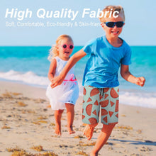 Charger l'image dans la galerie, Pantalon de plage pour adolescents (conception en deux pièces) personnalisé et imprimé avec vos photos/motifs ou nom