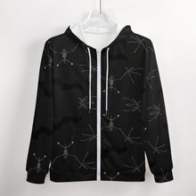 Charger l'image dans la galerie, Impression d’image unique Sweat à capuche zippé/hoodies moderne homme GH personnalisé avec motif image texte logo