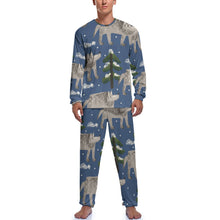 Charger l'image dans la galerie, Pyjama / chemise de nuit homme JJ1201 Personnalisé avec prénom photo logo texte (conception d'image unique)