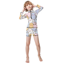 Charger l'image dans la galerie, Maillot de bain 2 pièces/Combinaison de surf enfant fendue ET001 impression personnalisé avec motif photo logo texte