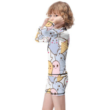 Charger l'image dans la galerie, Maillot de bain 2 pièces/Combinaison de surf enfant fendue ET001 impression personnalisé avec motif photo logo texte