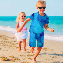 Charger l'image dans la galerie, Ensemble tee shirt short junior ado personnalisé avec photo texte motif logo