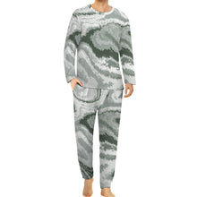 Charger l'image dans la galerie, Pyjama Homme ensemble 2 pièces à manches longues grande taille ITZ personnalisé avec photo motif logo texte (Impression d’image unique)