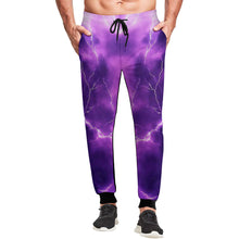 Charger l'image dans la galerie, Pantalon de survêtement homme en polyester personnalisé avec photo et motif (impression sur le devant)