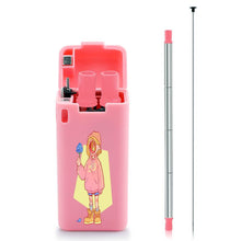 Charger l'image dans la galerie, Paille à boire pliable personnalisée en plastique et acier inoxydable