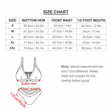 Charger l'image dans la galerie, Maillot de bain bikini triangle ensemble deux pièces femme BK2133 personnalisé avec photo motif logo texte