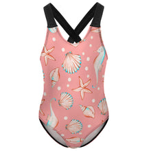 Charger l'image dans la galerie, Maillot de bain une pièce à la mode pour filles NT018 personnalisé et imprimé avec photos images ou texte