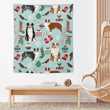 Charger l'image dans la galerie, Tapisserie murale tissu à la mode (version verticale) impression personnalisée avec motif logo texte photo