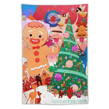 Charger l'image dans la galerie, Tapisserie murale tissu à la mode (version verticale) impression personnalisée avec motif logo texte photo