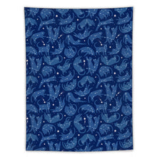 Charger l'image dans la galerie, Tapisserie murale tissu à la mode (version verticale) impression personnalisée avec motif logo texte photo