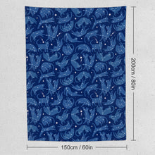 Charger l'image dans la galerie, Tapisserie murale tissu à la mode (version verticale) impression personnalisée avec motif logo texte photo