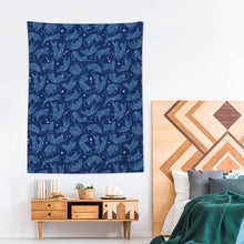 Charger l'image dans la galerie, Tapisserie murale tissu à la mode (version verticale) impression personnalisée avec motif logo texte photo