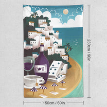 Charger l'image dans la galerie, Tapisserie murale tissu à la mode (version verticale) impression personnalisée avec motif logo texte photo