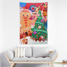 Charger l'image dans la galerie, Tapisserie murale tissu à la mode (version verticale) impression personnalisée avec motif logo texte photo