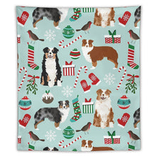 Charger l'image dans la galerie, Tapisserie murale tissu à la mode (version verticale) impression personnalisée avec motif logo texte photo