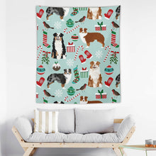 Charger l'image dans la galerie, Tapisserie murale tissu à la mode (version verticale) impression personnalisée avec motif logo texte photo