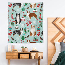 Charger l'image dans la galerie, Tapisserie murale tissu à la mode (version verticale) impression personnalisée avec motif logo texte photo