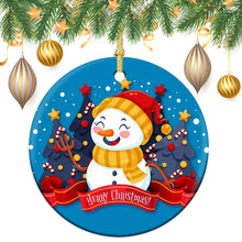 Charger l'image dans la galerie, Décoration ronde de Noël Personnalisé avec photo ou logo