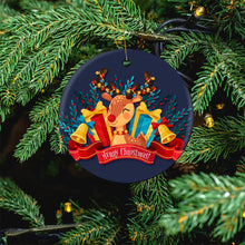 Charger l'image dans la galerie, Décoration ronde de Noël Personnalisé avec photo ou logo