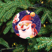 Charger l'image dans la galerie, Décoration/ornement ronde Céramique de Noël GY0902007 impression personnalisée avec texte photo logo motif