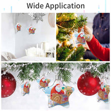 Charger l'image dans la galerie, Décoration / ornement de Noël en forme d'étoile à vendre personnalisé avec prénom motif photo logo texte