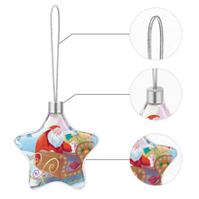 Charger l'image dans la galerie, Décoration / ornement de Noël en forme d'étoile à vendre personnalisé avec prénom motif photo logo texte