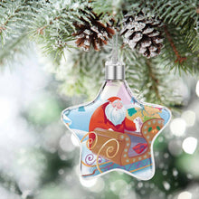 Charger l'image dans la galerie, Décoration / ornement de Noël en forme d'étoile à vendre personnalisé avec prénom motif photo logo texte
