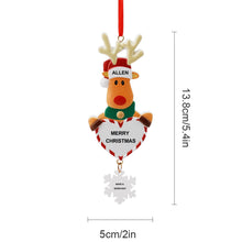 Charger l'image dans la galerie, Décoration de Noël en forme de wapiti GY0902040 impression personnalisé avec motif photo logo texte