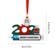 Charger l'image dans la galerie, Décoration/ornement de Noël de poupée avec seringue GY0902041 impression personnalisé avec image motif logo texte