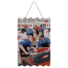 Charger l'image dans la galerie, Peinture suspendue de plaque de bois (Vague 20×30cm) GY0903174 Personnalisé