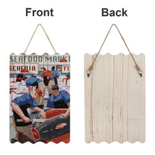 Charger l'image dans la galerie, Peinture suspendue de plaque de bois (Vague 20×30cm) GY0903174 Personnalisé