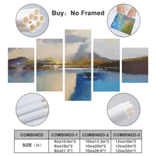 Charger l'image dans la galerie, Peinture suspendue verticale Combinaison GY0903231 Personnalisé (Conception à cinq panneaux, une image)
